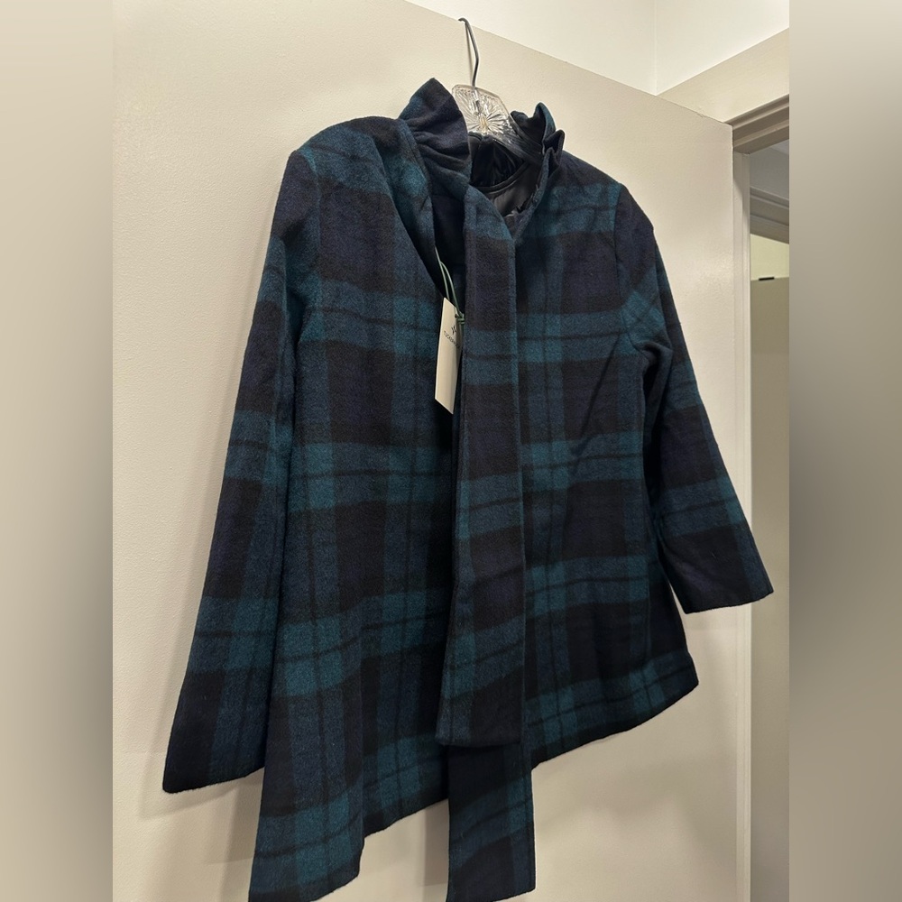 Tuckernuck Blackwatch Plaid Faye Blouse in Small - Picture 6 of 9